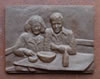 Dos, bronce patinado